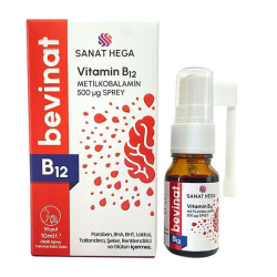 Bevinat Vitamin B12 Sprey 500 mg 10 ml - Bevinat
