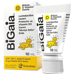 Bigaia D Vitaminli Damla Probiyotik 10 ML - Thumbnail