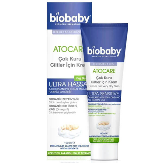  Biobaby Atocare Kuru ve Atopik Ciltler İçin Krem 100 ml - 1