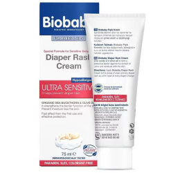 Biobaby Ultra Hassas Pişik Giderici Krem 75 ml - Biobaby