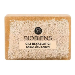 Biobiens Cilt Beyazlatıcı Kabak Lifli Sabun 100 gr - Biobiens