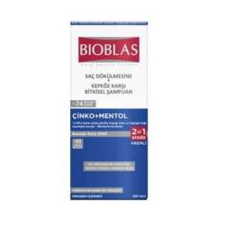 Bioblas 2si 1 Arada Mentol Ferahlığı ve Kepek Karşıtı Şampuan 360 ml - Bioblas