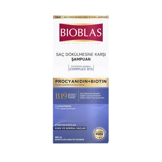  Bioblas Procyanidin Biotin Anti Stress Saç Dökülmesine Karşı Şampuan 360 ml - 1