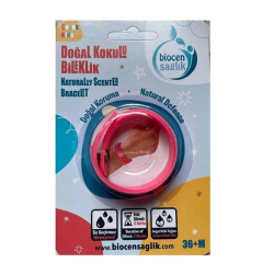Biocen Doğal Sivrisinek Kovucu Bileklik Çocuk Pembe - Biocen