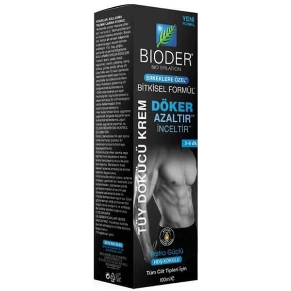 Bioder Erkek Tüy Dökücü Krem 100 ml | Narecza