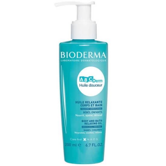 Bioderma ABCDerm Relaxing Oil 200 ml bebek çocuk bakım yağı kayısı çekirdeği ve ayçiçeği tohumu yağlı nemlendirici- 1