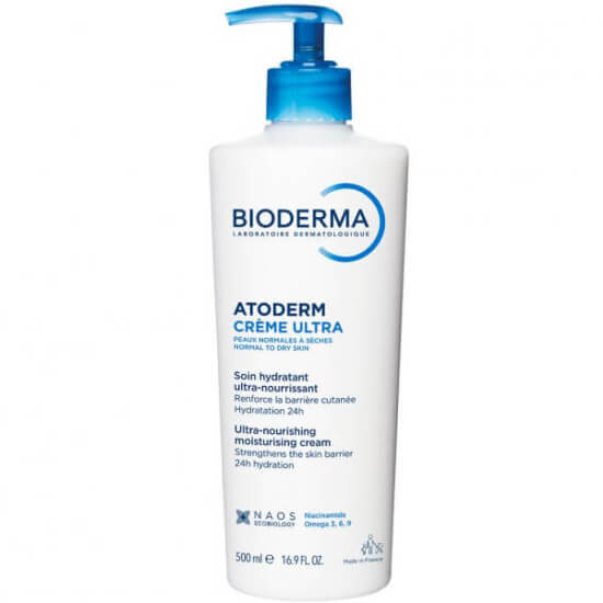 Bioderma Atoderm Krem Ultra 500 ml nemlendirici, kuru ciltler için yüz ve vücut, Skin Protect ve D.A.F kompleksi- 1