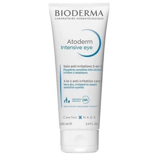 Bioderma Atoderm Intensive Eye 100 ml yatıştırıcı göz çevresi kremi, kuru hassas atopi eğilimli cilt için nemlendirici- 1