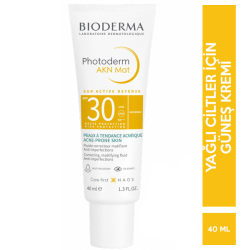 Bioderma - Bioderma Photoderm AKN Mat Krem SPF 30 40 ML Yağsız Güneş Kremi Bioderma - Bioderma Photoderm AKN Mat Krem SPF 30 40 ML Yağsız Güneş Kremi
