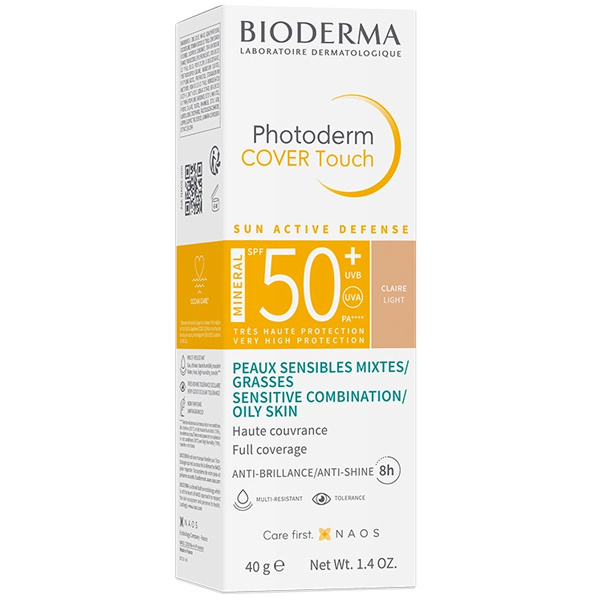 Bioderma Photoderm Cover Touch Light SPF 50 40 ML Renkli Güneş Kremi
