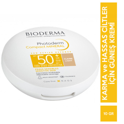 Bioderma - Bioderma Photoderm Mineral Compact Light SPF 50 10 GR Renkli Güneş Kremi Bioderma - Bioderma Photoderm Mineral Compact Light SPF 50 10 GR Renkli Güneş Kremi