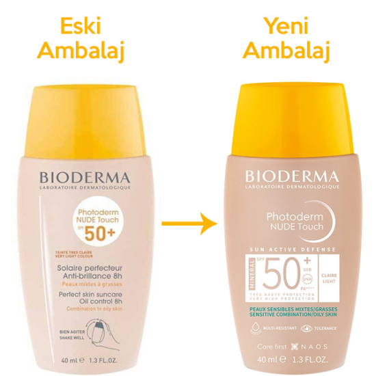Bioderma Photoderm Nude Touch Light SPF 50 40 ML Renkli Güneş Kremi - 2