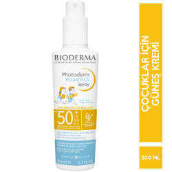 Bioderma - Bioderma Photoderm Pediatrics Sprey SPF 50 200 ML Çocuk Güneş Spreyi Bioderma - Bioderma Photoderm Pediatrics Sprey SPF 50 200 ML Çocuk Güneş Spreyi