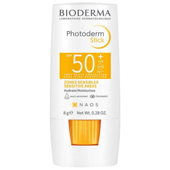 Bioderma Photoderm Stick SPF50 8 gr renksiz stick güneş kremi tüm ciltler için suya ve tere dayanıklı- 1