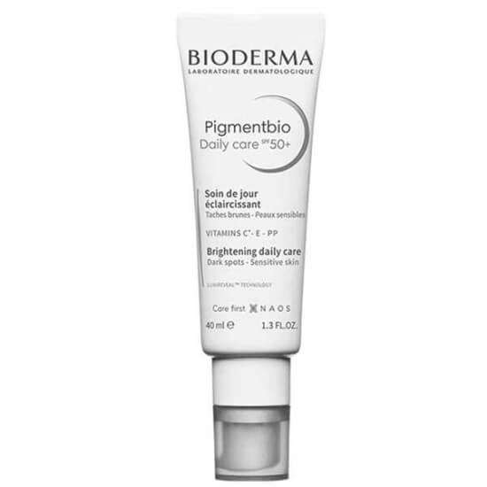 Bioderma Pigmentbio Daily Care SPF 50+ 40 ml leke karşıtı aydınlatıcı gündüz kremi, C E PP vitaminli UVA UVB koruma- 1