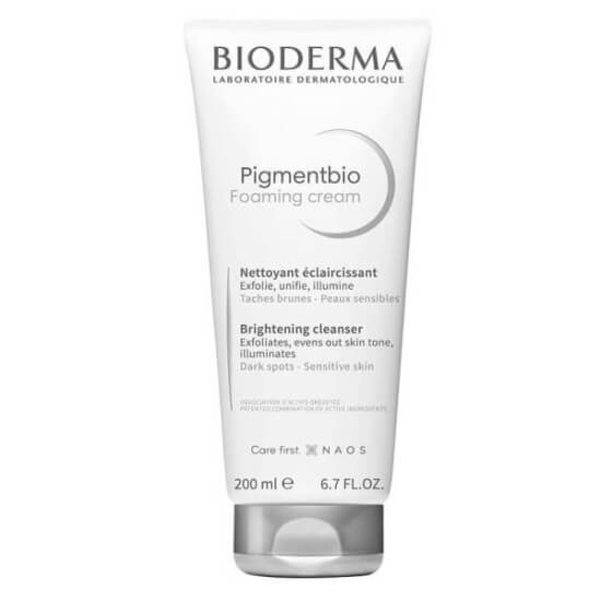 Bioderma Pigmentbio Foaming Cream 200 ml AHA içeren peeling etkili mikro tanecikli hassas cilt temizleyici köpük krem- 1
