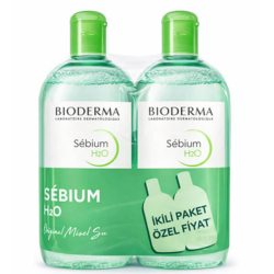Bioderma Sebium H2O 500 ml İkili Paket Özel Fiyat - Bioderma