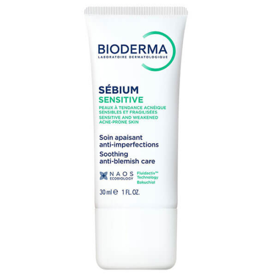 Bioderma Sebium Sensitive Krem 30 ml yağlı hassas cilt nemlendirici mat bitiş parlama karşıtı gözenek tıkamaz- 1