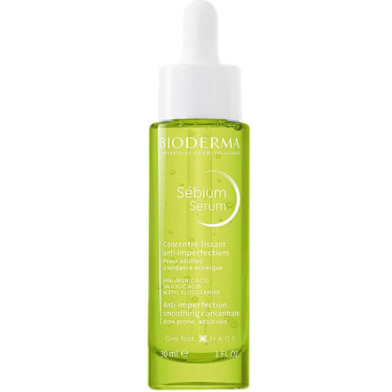 Bioderma Sebium Serum 30 ml akne eğilimli ciltler için salisilik asit hyalüronik asit içeren gözenek karşıtı serum- 1