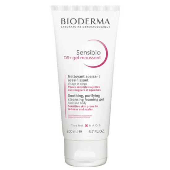 Bioderma Sensibio DS Cleansing Gel 200 ml hassas ve yağlı ciltler için sabunsuz arındırıcı yüz temizleme jeli- 1