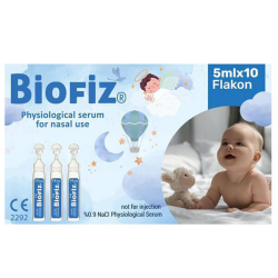 Biofiz Serum Fizyolojik 5 ml x 10 Flakon - Biofiz
