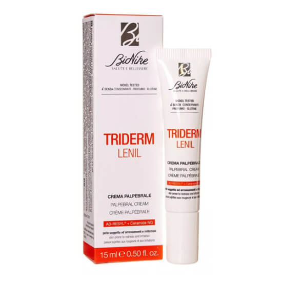 Bionike Triderm Lenil Palpebral Cream 15 ml hassas göz çevresi kremi nem desteği sağlar cildi yumuşatır- 1