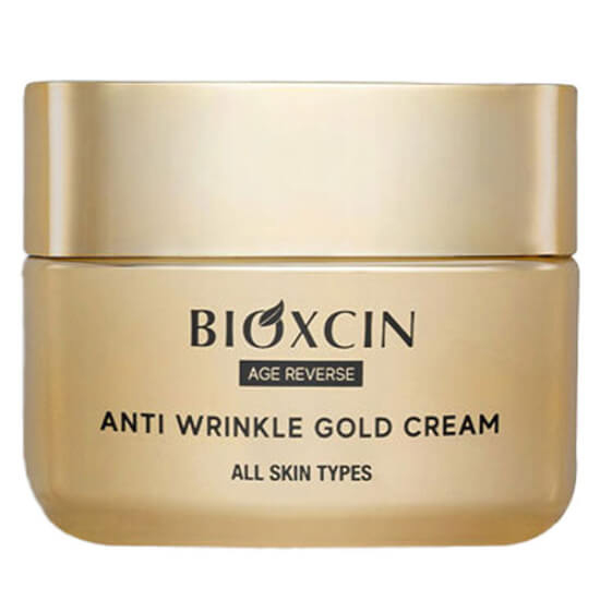 Bioxcin Age Reverse kırışıklık karşıtı altın krem 50 ml 24K altın ve ipek proteini içeren yüz boyun dekolte kremi- 1