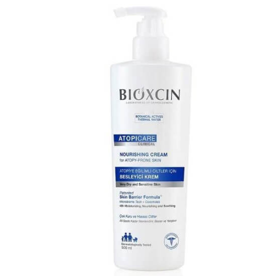 Bioxcin Atocare Krem 500 ml atopiye eğilimli ciltler için seramid kompleks termal su Skin Barrier Formül yüz vücut- 1