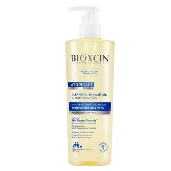Bioxcin Atocare Temizleyici Duş Yağı 500 ml seramid kompleks ve termal su içeren atopiye eğilimli cilt temizleyici- 1