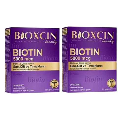  Bioxcin Biotin 5000 mcg 30 Tablet 2 li - 1
