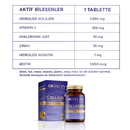 Bioxcin Collagen 30 Tablet - 2