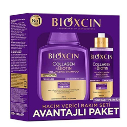 Bioxcin Collagen + Biotin Avantaj Paketi - Şampuan 300 ml + Serum 100 ml - Bioxcin