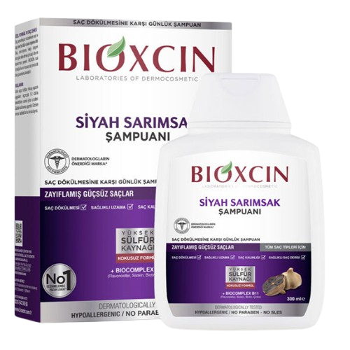  Bioxcin Siyah Sarımsak Şampuanı 100 ml - 1