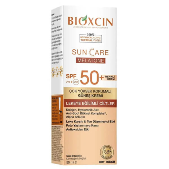  Bioxcin Sun Care Melatone Leke Eğilimli Ciltler İçin Renkli Güneş Kremi SPF50+ 50 ml - 1