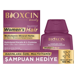 Bioxcin Women Hair Set 30 Tablet Şampuan 100 ml Hediyeli - Bioxcin