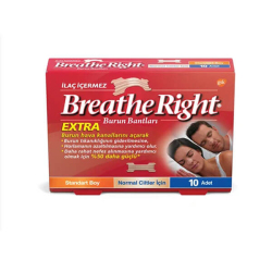 Breathe Right Burun Bandı Extra Standart Boy 10 Adet - Breathe Right