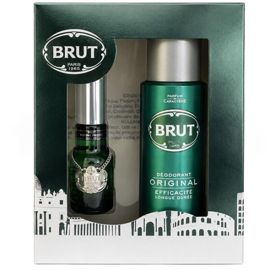  Brut Original 200 ml + Madalyonlu Parfüm 30 ml Kofre - 1