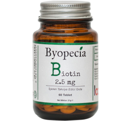Loop - Byopecia Biotin 2.5 Mg 60 Tablet Biotin Takviyesi Loop - Byopecia Biotin 2.5 Mg 60 Tablet Biotin Takviyesi