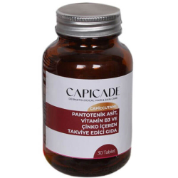 Capicade Capiccutane Pantotenik Asit Takviye Edici Gıda 30 Tablet - Capicade
