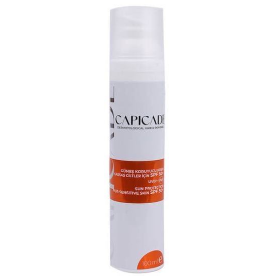  Capicade Güneş Koruyucu Krem Hassas Ciltler İçin SPF50+ 100 ml - 1