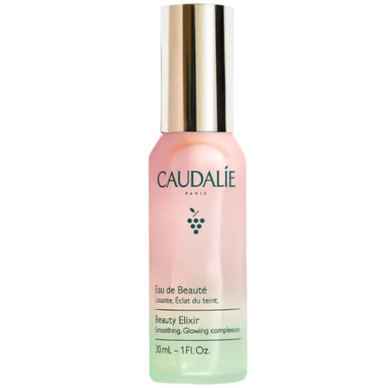 Caudalie Beauty Elixir 30 ml çok amaçlı yüz spreyi yeşil üzüm gül ve biberiye esansiyel yağlı makyaj sabitleyici- 1