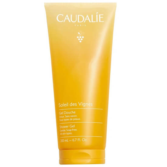 Caudalie Soleil Des Vignes duş jeli 200 ml jel, %97 doğal türevli, portakal çiçeği yasemin hindistan cevizi kokulu- 1