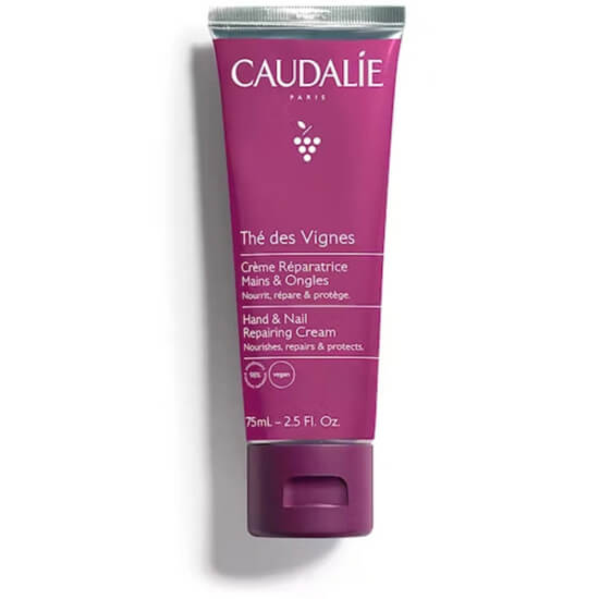 Caudalie Thé Des Vignes onarıcı el ve tırnak bakım kremi 75 ml tüp, üzüm çekirdeği yağı ve organik shea yağı- 1