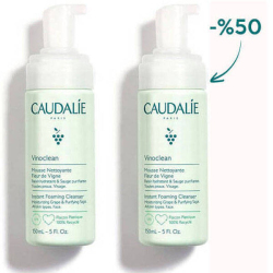 Caudalie - Caudalie Vinoclean Instant Foaming Cleanser Köpük Temizleyici 2x150 ML Caudalie - Caudalie Vinoclean Instant Foaming Cleanser Köpük Temizleyici 2x150 ML