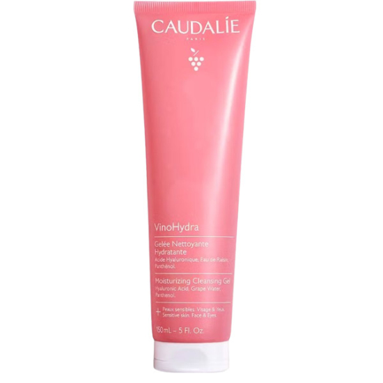 Caudalie Vinohydra nemlendirici temizleme jeli 150 ml tüp, hiyalüronik asit ve organik üzüm suyu içeren yüz jeli- 1