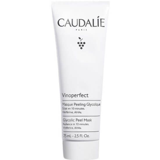 Caudalie Vinoperfect Glycolic Peel 75 ml krem maske tüpü Viniferine glikolik asit AHA ile peeling ve ton eşitleme- 1