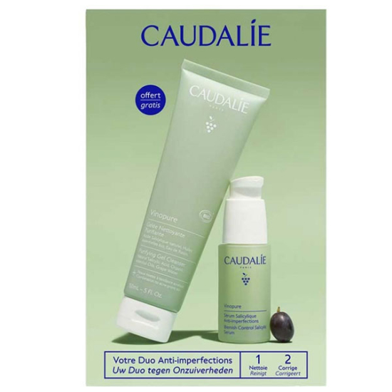  Caudalie Vinopure Anti Blemish Duo Set - Akne Karşıtı İkili Set - 1