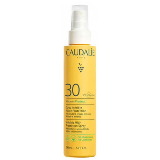Caudalie Vinosun Protect SPF 30 güneş spreyi 150 ml, yüz vücut UVA UVB koruma, ladin özü polifenol E vitamini- 1