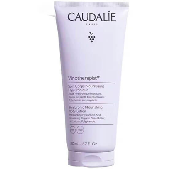 Caudalie Vinotherapist besleyici hyalüronik vücut losyonu 200 ml tüp, hiyalüronik asit ve organik shea yağı- 1