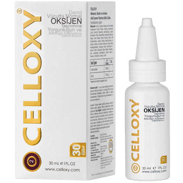 Celloxy Oksijen Damla 30 ml